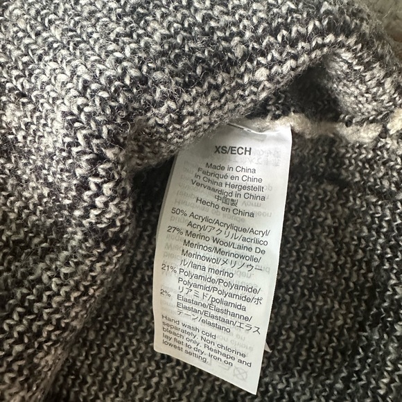 Madewell Windowpane Wool Blend Turtleneck Sweater - Picture 5 of 5